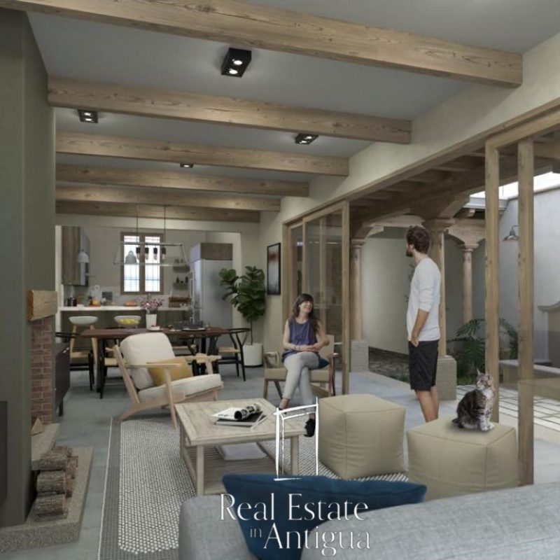 Casa en Planos, Los Apóstoles, La Antigua Guatemala