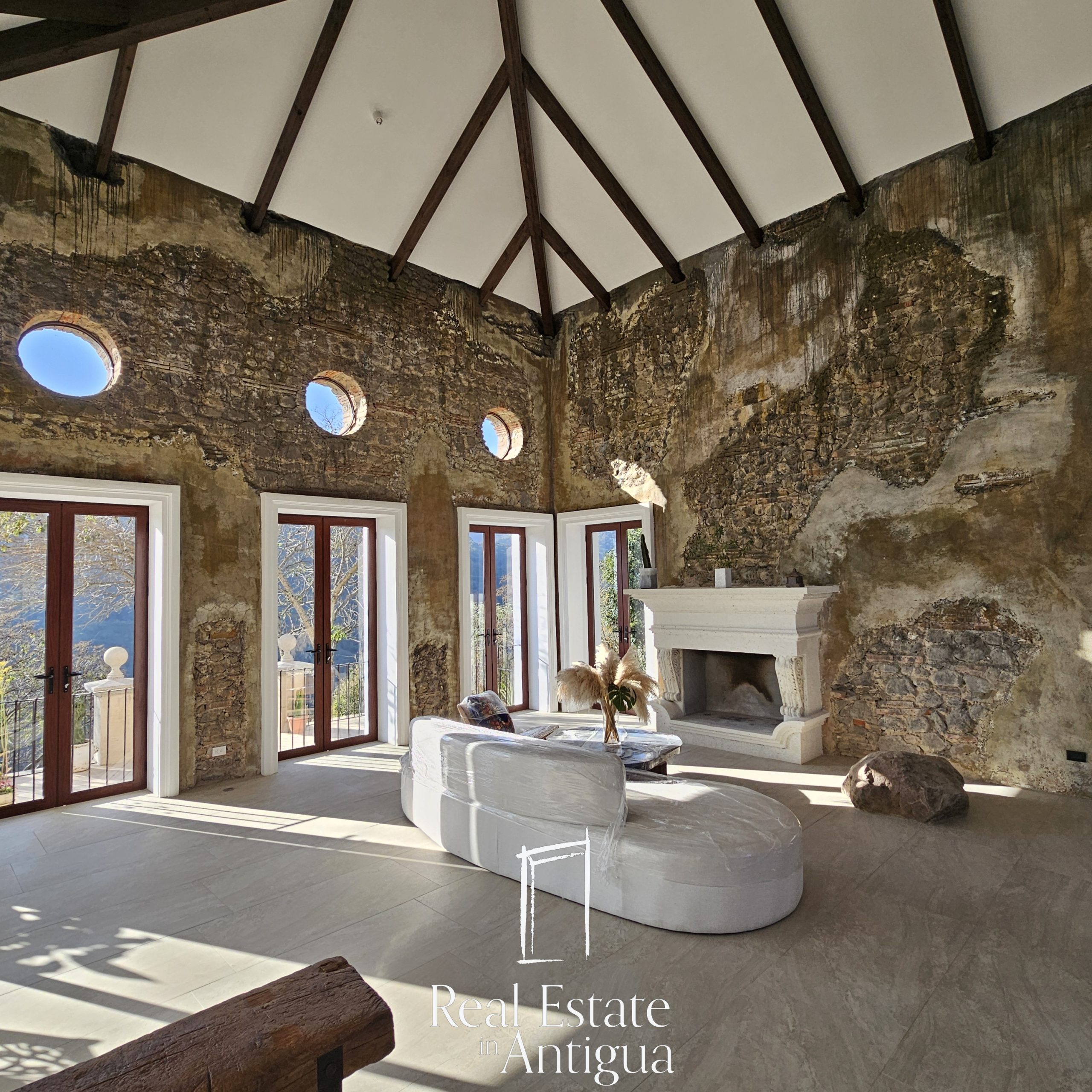 Image showcasing Luxury Retreat with Volcano Views – Real Estate in Antigua