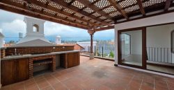 Property with beautiful views and a spacious garden