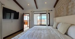 Property with beautiful views and a spacious garden