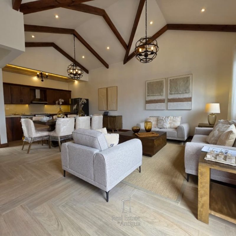 Property with beautiful views and a spacious garden