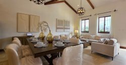 Property with beautiful views and a spacious garden