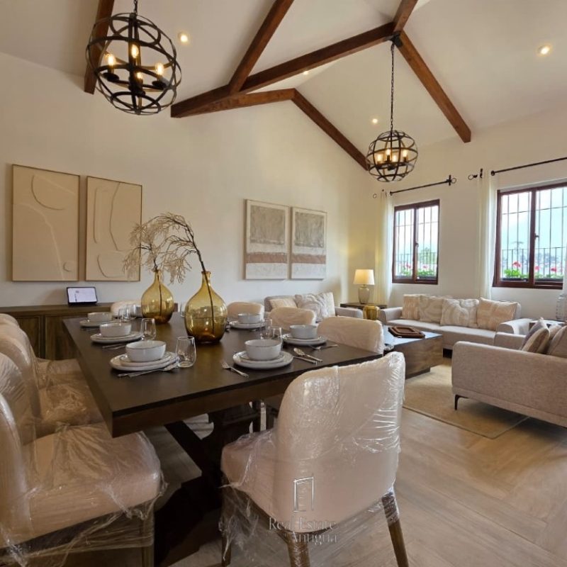 Property with beautiful views and a spacious garden