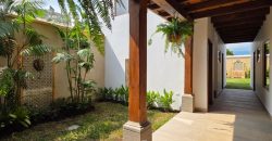 Property with beautiful views and a spacious garden