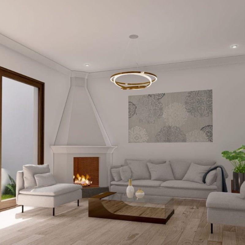 House under construction in Portal de Antigua