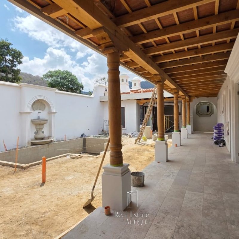 Elegant Corner Home with Pool in Prime Walkable Antigua Location