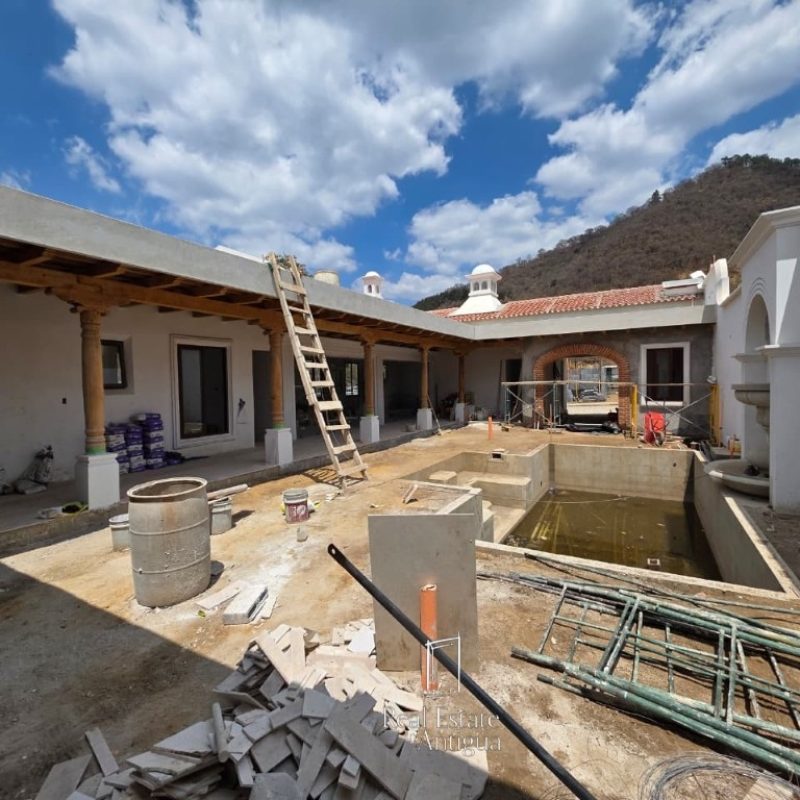 Elegant Corner Home with Pool in Prime Walkable Antigua Location